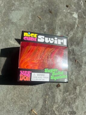 NEEDOH NICE CUBE SWIRL - ORANGE NEW